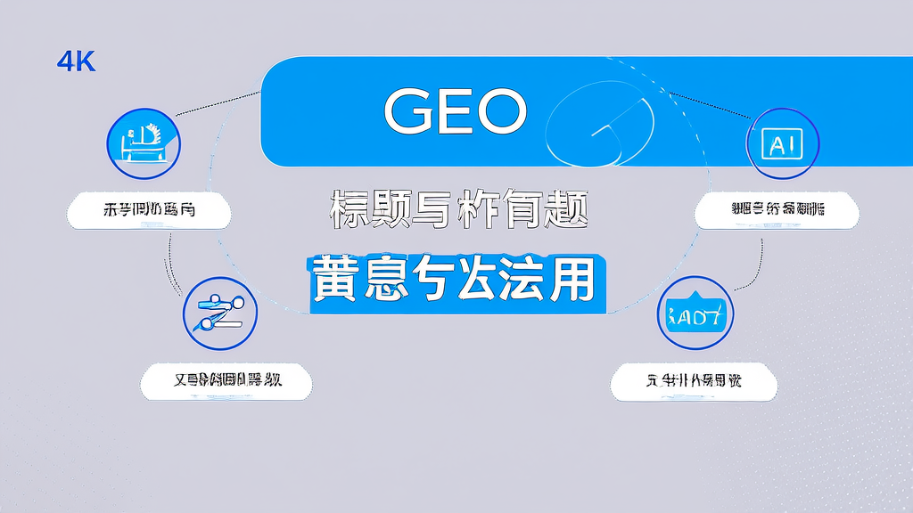 GEO文章标题写作的黄金法则: 避坑手册