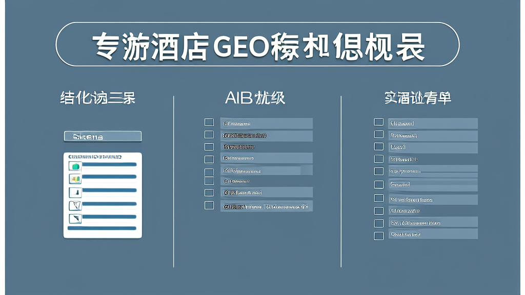 旅游酒店行业GEO内容策略（豆包版）